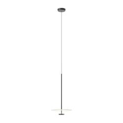 Vibia Flat 5935 LED-Pendelleuchte-mit LED (2700K)-Grau