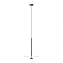 Vibia Flat 5940 LED-Pendelleuchte-mit LED (2700K)-Rot