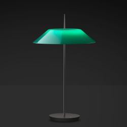 Vibia Mayfair 5500 LED-Tischleuchte Graphit-Grau und Grün