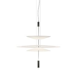 Vibia Flamingo 1530 LED-Pendelleuchte-Grau; mit LED (2700K)