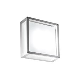 Zafferano Home Quadrat LED-Wand- und Deckenleuchte-Weiß-mit LED (3000K)