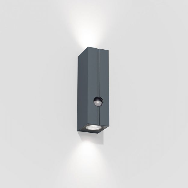 LED-Wandleuchte mit Bewegungsmelder IP44 Cut Control
