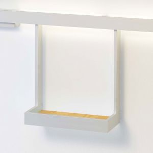 GERA Leuchten Ablage lang mit Holz für Lichtreling mit Glasablage bei lampenonline.de