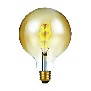 Masterlight 5 Watt LED Globe Rustikalampe Filament gold dimmbar 125 mm bei lampenonline.de