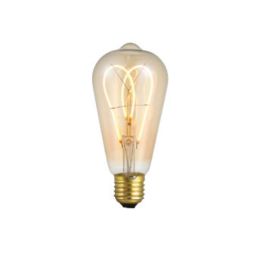 Masterlight 5 Watt LED Rustikalampe Filament gold dimmbar bei lampenonline.de
