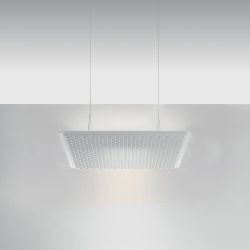Artemide Eggboard Matrix LED-Pendelleuchte 80x80-Weiß; mit LED (3000K)