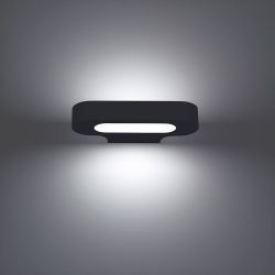 Artemide Talo Parete LED-Wandleuchte-Schwarz-mit LED (3000K)