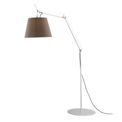 Artemide Tolomeo Paralume Outdoor Terra LED-Stehleuchte-Taubengrau