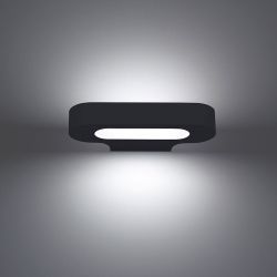 Artemide Talo Parete LED-Wandleuchte-Schwarz-mit LED (2700K)