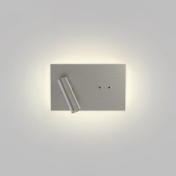 Astro Edge Reader Mini LED-Wandleuchte-mit LED Nickel matt