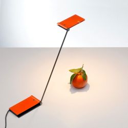 Baltensweiler Zett USB LED-Tischleuchte-Orange; mit LED (2700K)
