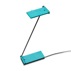 Baltensweiler Zett USB LED-Tischleuchte-Türkis