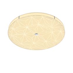 Bankamp Mandala 52 LED-Deckenleuchte-Glasdekor 3 (7806)-mit Dim2Warm (2200K - 2700K)