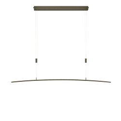 Bankamp Plain 2354 LED-Pendelleuchte-Bronze