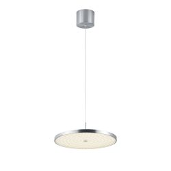 Bankamp Solid 2204 flex LED-Pendelleuchte-Nickel matt/Chrom-mit LED (2700K)