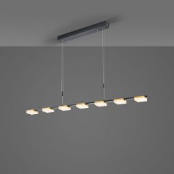 Bopp Plus Quad LED-Pendelleuchte 7-flammig-Gold 01