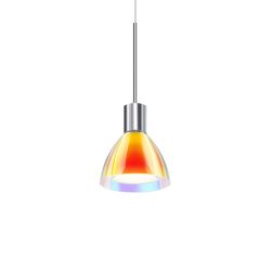 Bruck Silva Neo 110 AC S LED-Pendelleuchte-Chrom-Orange-Gelb-mit LED (2700K)