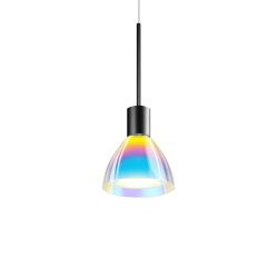 Bruck Silva Neo 110 AC S LED-Pendelleuchte-Schwarz-Blau-Magenta-mit LED (2700K)