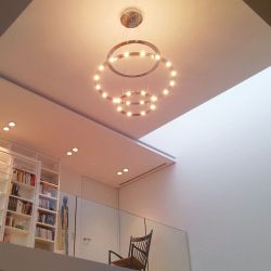 BYOK Piani Corona LED-Pendelleuchte-Aluminium poliert-mit LED (2700K)