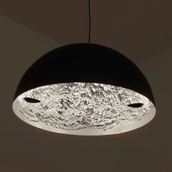 Catellani & Smith Stchu-Moon Ø 60 cm LED-Pendelleuchte-Silber