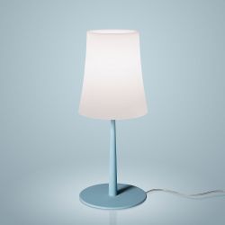 Foscarini Birdie Easy Tavolo Tischleuchte-Hellblau matt