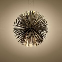 Foscarini Sun-Light of Love Sospensione LED-Pendelleuchte-Gold-mit LED (2700K)