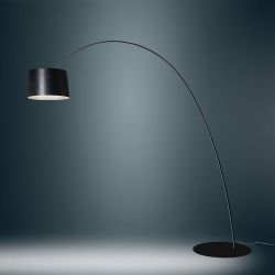 Foscarini Twiggy Elle MyLight Terra LED-Stehleuchte-Schwarz-mit LED (2700K)