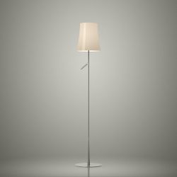 Foscarini Birdie Lettura LED-Leseleuchte-Grau-mit LED (2700K)