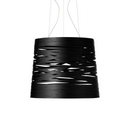 Foscarini Tress Grande Sospensione Pendelleuchte-Schwarz