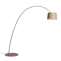 Foscarini Twiggy Elle Wood MyLight Tunable White Terra LED-Stehleuchte-Burgund-Eiche-mit Tunable White (2700K - 5000K)