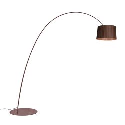 Foscarini Twiggy Elle Wood MyLight Tunable White Terra LED-Stehleuchte-Burgund-Palisander-mit Tunable White (2700K - 5000K)