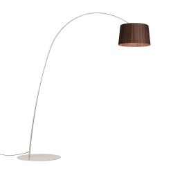 Foscarini Twiggy Wood MyLight Tunable White Terra LED-Stehleuchte-Greige-Palisander-mit Tunable White (2700K - 5000K)