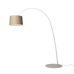 Foscarini Twiggy Wood Terra LED-Stehleuchte-Greige-Eiche-mit LED (2700K)