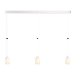 GRAU Oh China Trace Trio LED-Pendelleuchte-Weiß