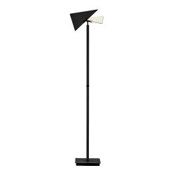 HELL Edge 60540 LED-Deckenfluter-Schwarz