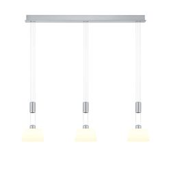 HELL Elegance 20642 LED-Pendelleuchte-Nickel matt/Chrom 01