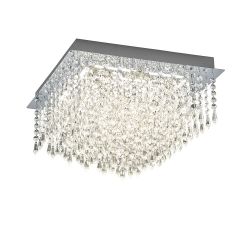 B-Leuchten Palace 70478 LED-Deckenleuchte-Chrom-mit LED (3000K) 01