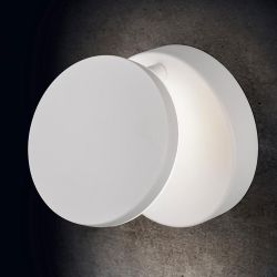 Holtkötter Plano W LED-Wandleuchte-Strukturweiß-mit LED (2700K)