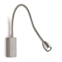 Knapstein Banu LED-Wandleuchte-Nickel matt-mit LED (2700K)