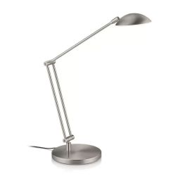 Knapstein Ilsa-T LED-Tischleuchte-Nickel matt