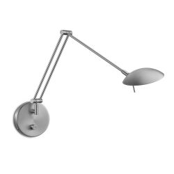 Knapstein 21.843 LED-Wandleuchte-Nickel matt; mit LED (2900K)