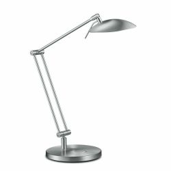 Knapstein Nele-T LED-Tischleuchte-Nickel matt-mit LED (2700K)