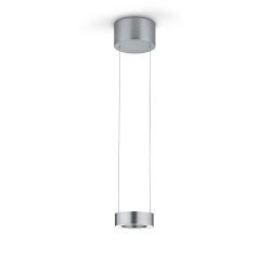 Knapstein Zera-1 LED-Pendelleuchte-Nickel matt-mit Acrylabdeckung Weiß 01