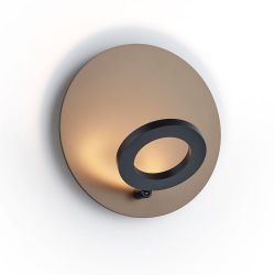 Knapstein Meggi LED-Wandleuchte-Bronze/Schwarz-mit Tunable White (2200K – 3500K)