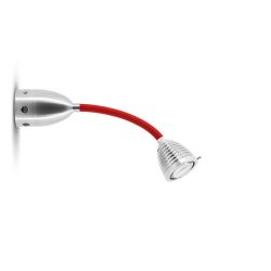 Less-n-more Athene A-BDL LED-Wand- & Deckenleuchte kurz-Rot-mit LED (2700K)