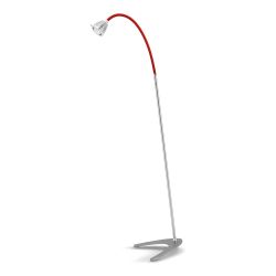 Less-n-more Athene A-SL LED-Stehleuchte-Rot-mit LED (2700K)