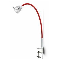 Less-n-more Athene LED-Klemmleuchte-Rot-mit LED (2700K)