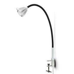 Less-n-more Athene LED-Klemmleuchte-Schwarz-mit LED (2700K)