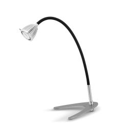 Less-n-more Athene LED-Tischleuchte-Schwarz-mit LED (2700K)