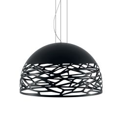 Lodes Kelly Suspension Large Dome Pendelleuchte-Schwarz matt